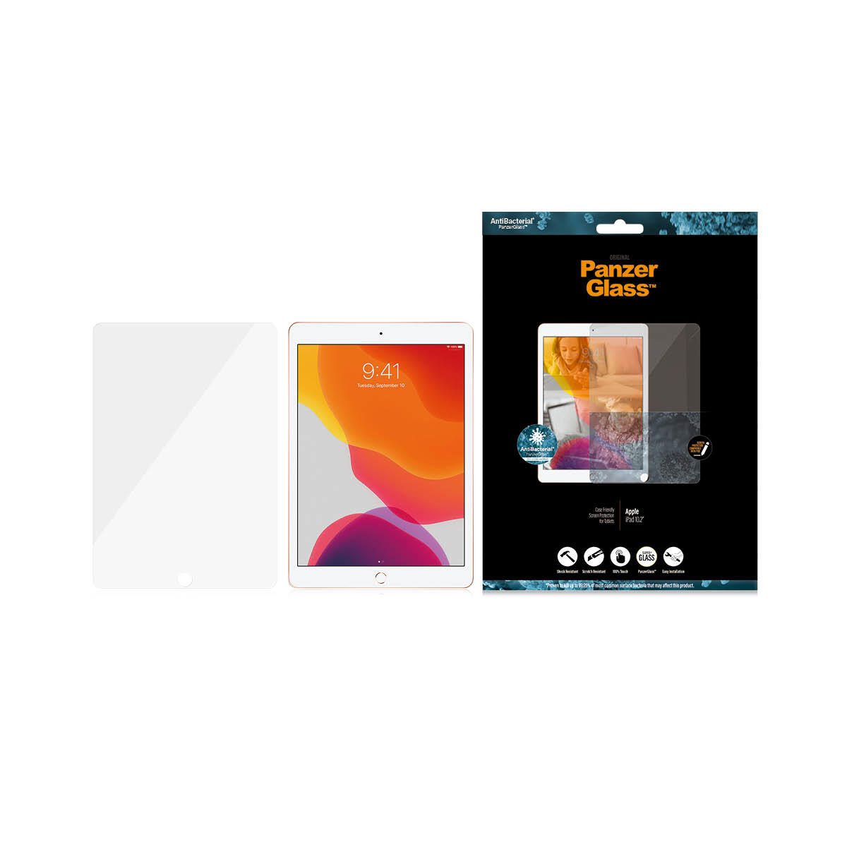 PanzerGlass Displayschutz für Apple iPad 9. Generation PanzerGlass Displayschutz für Apple iPad 9. Generation